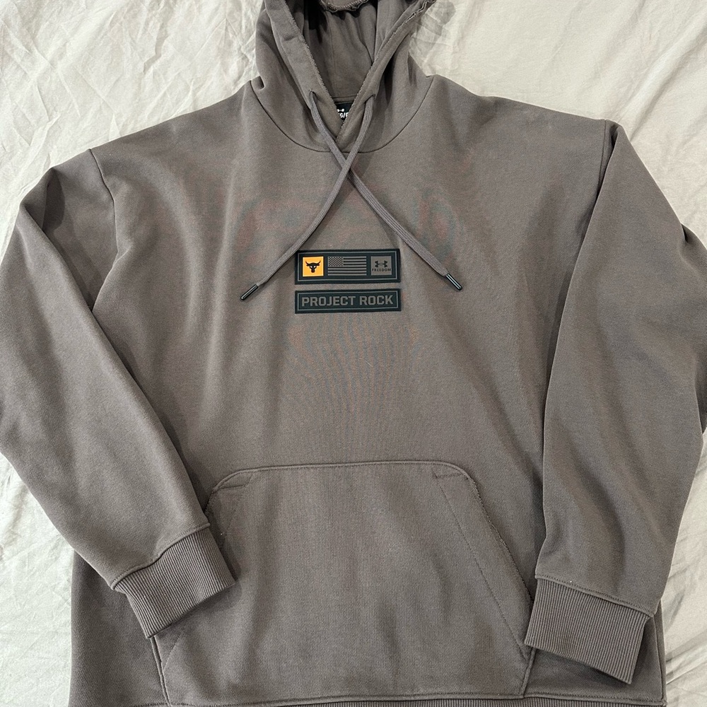 Under Armour Project Rock Brown Hoodie